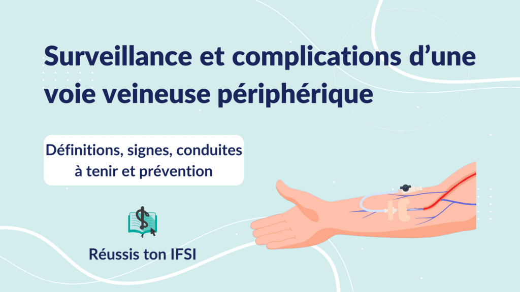 vignette d'article - surveillance et complications d’une voie veineuse périphérique