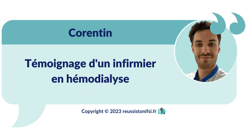 infographie - Témoignage d'un infirmier en hémodialyse