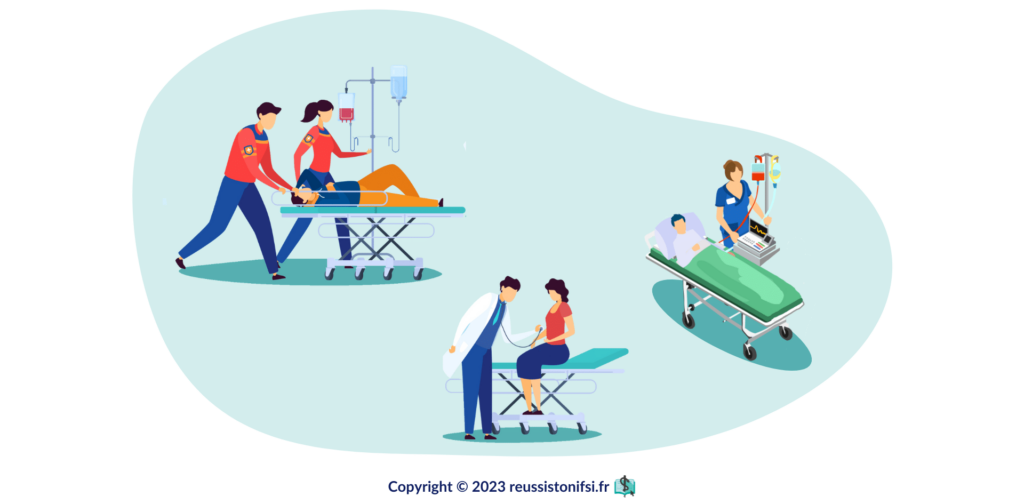 infographie - stage infirmier aux urgences adultes