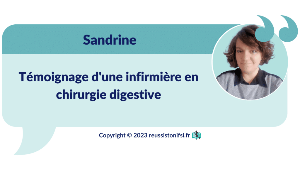 Infographie - Témoignage d'une infirmière en chirurgie digestive