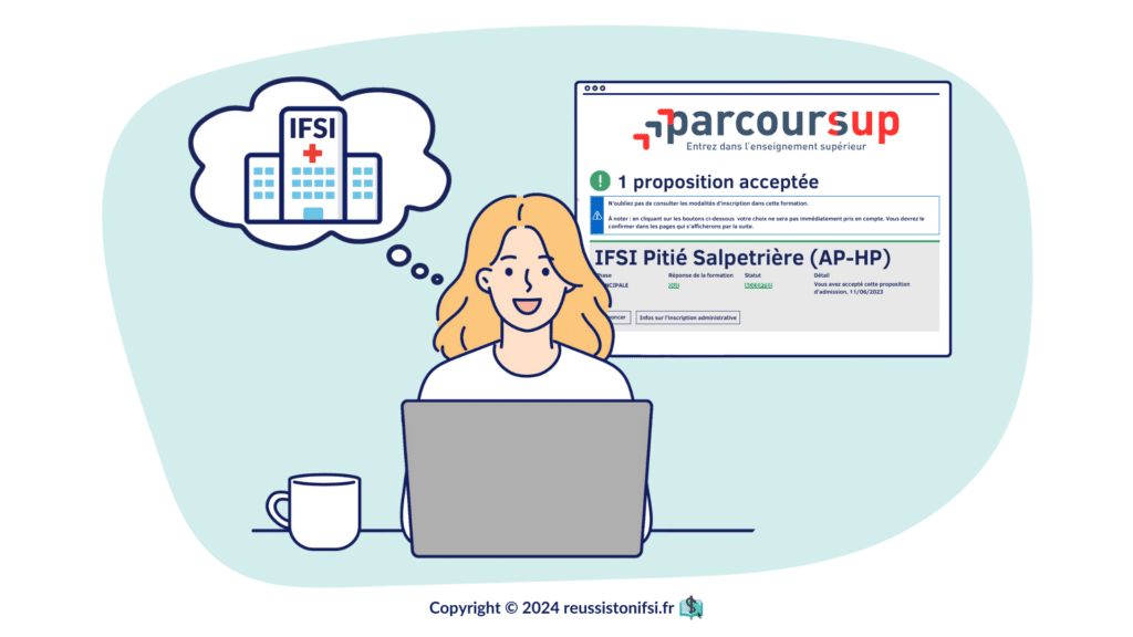 Infographie - Réussir son admission en IFSI sur Parcoursup