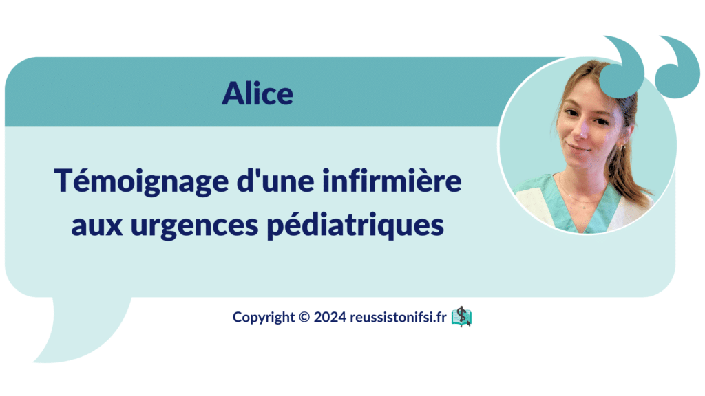 Infographie - Témoignage d'une infirmière aux urgences pédiatriques