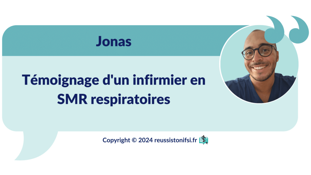 Infographie - Témoignage d'un infirmier en SMR respiratoires