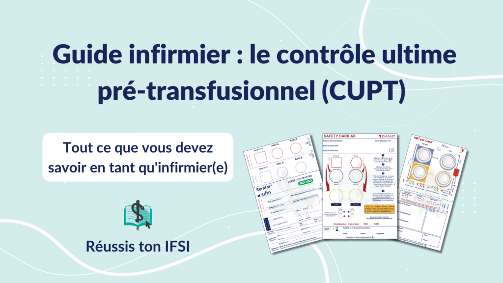 Vignette d'article - Guide infirmier _ le contrôle ultime pré-transfusionnel (CUPT)